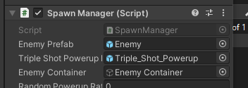 Inspector variables without using arrays
